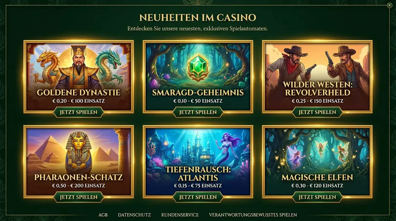Neuheiten & Crash Spiele im Potter Slots